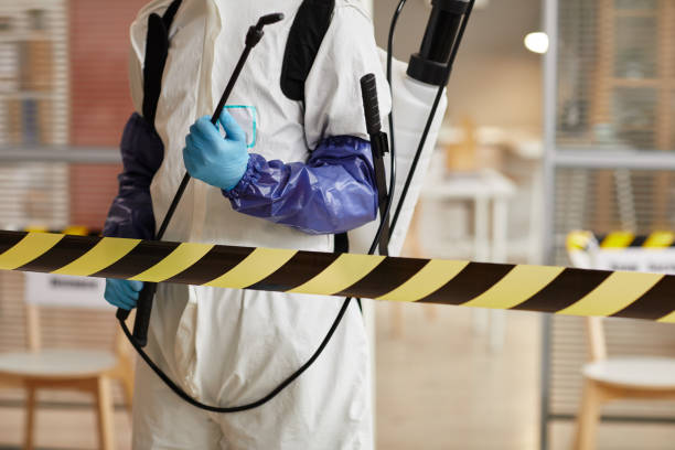 Professional Trauma Scene Cleanup technician working in Alexandria, IN